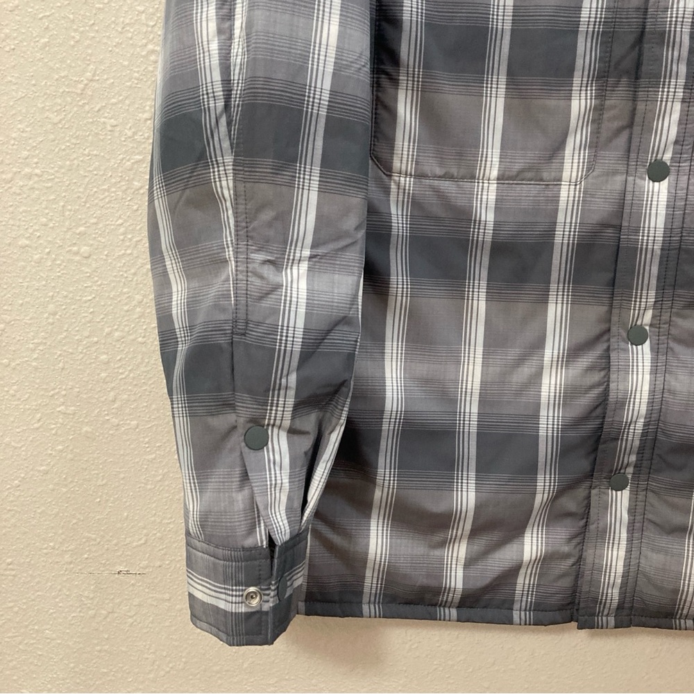 COS Gray Shirt Jacket Plaid Light  Men's size M - Picture 7 of 15